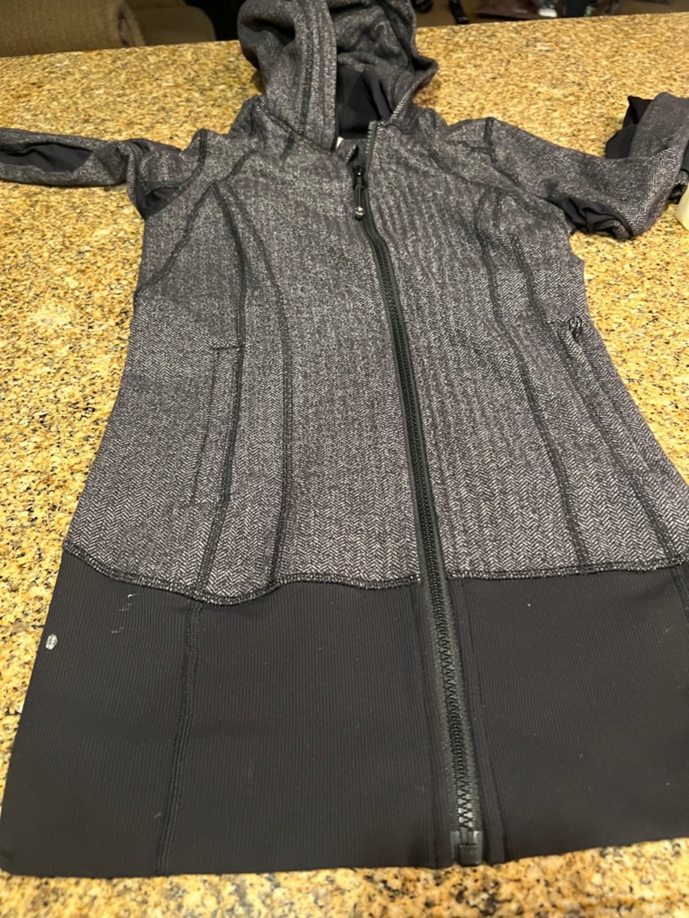 Black Zip Hoodie with Hood lululemon 2